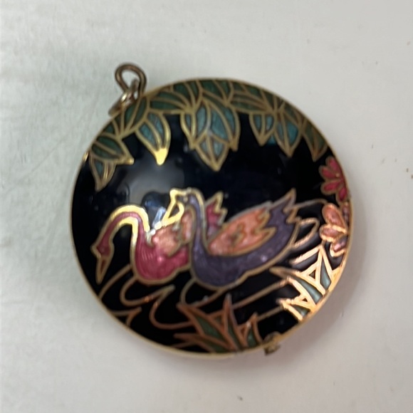 Pd8. Beautiful cloisonné pendant. - Picture 2 of 3